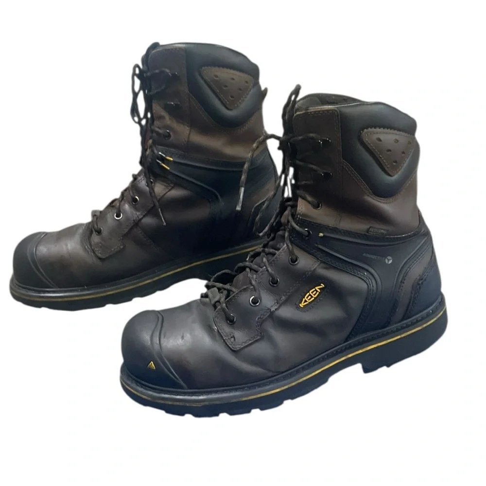 🛠️ KEEN Utility Steel‎ Toe Waterproof Work Boots 👷‍♂️ Size 14D